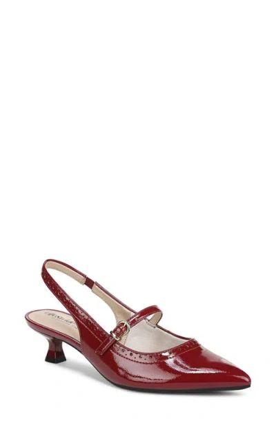 Lifestride Women's Marilyn Pointed Toe Kitten Heel Slingback Pumps