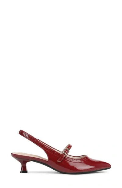 Lifestride Women's Marilyn Pointed Toe Kitten Heel Slingback Pumps