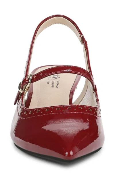 Lifestride Women's Marilyn Pointed Toe Kitten Heel Slingback Pumps