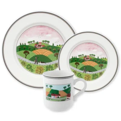 Villeroy & Boch Design Naif 18 Piece Dinnerware Set For 6