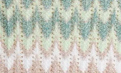 Misook Pointelle Zigzag Knit Shift Dress