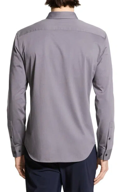 Theory Sylvain Nd Structure Knit Button-up Shirt