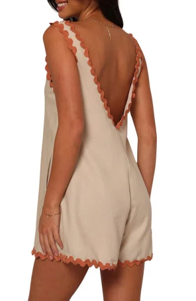 Petal And Pup Petal & Pup Aoife Rickrack Trim Sleeveless Romper