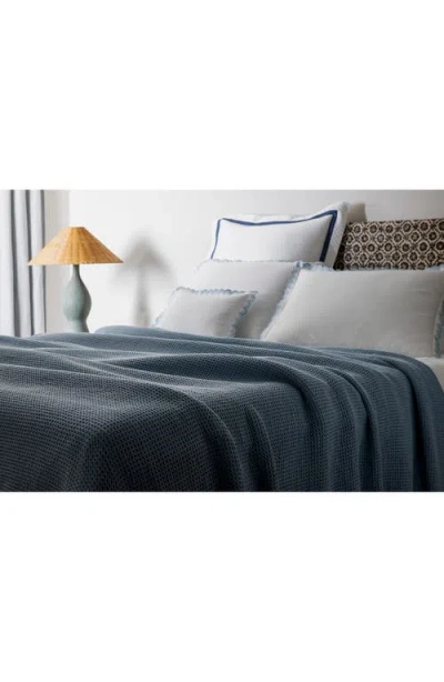 Matouk Chatham Waffle Cotton Blanket