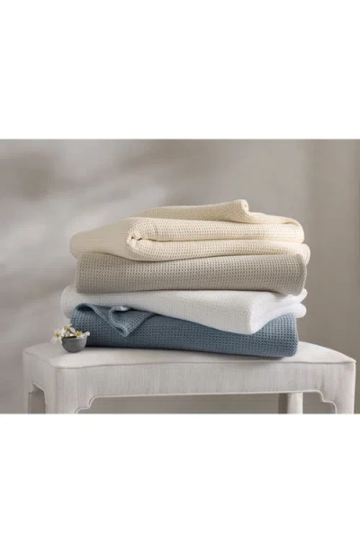 Matouk Chatham Waffle Cotton Blanket