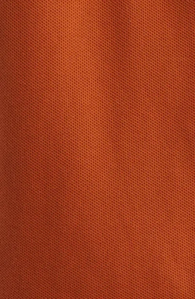 Frame Relaxed Jacquard Camp Shirt In Dark Orange