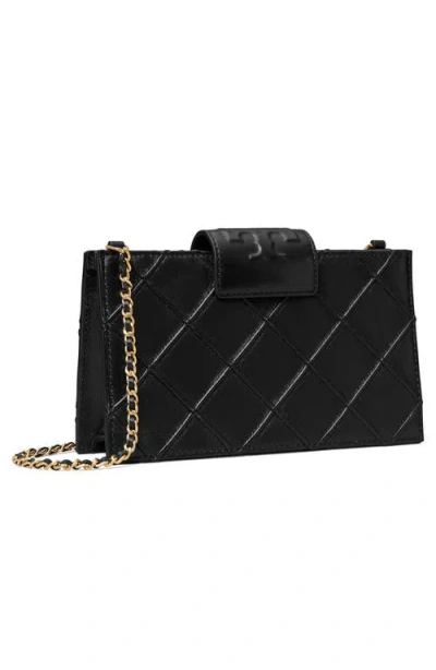 Tory Burch Mini Fleming Soft Quilted Leather Wallet On A Chain