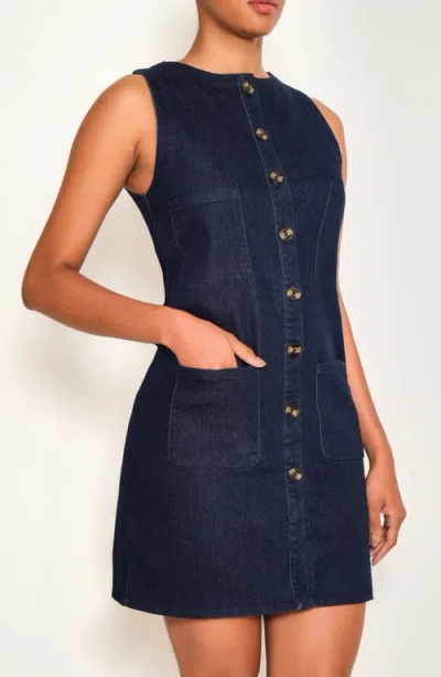The Lulo Project Tilde Sleeveless Denim Minidress