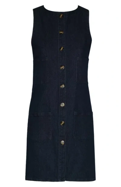 The Lulo Project Tilde Sleeveless Denim Minidress
