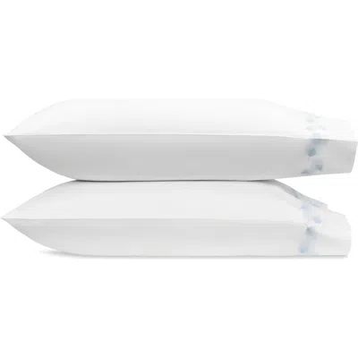 Matouk Feather Set Of 2 Embroidered 1,000 Thread Count Pillowcases