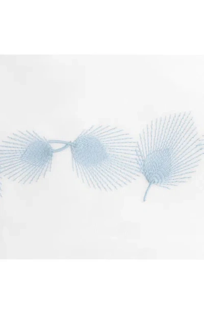 Matouk Feather Set Of 2 Embroidered 1,000 Thread Count Pillowcases