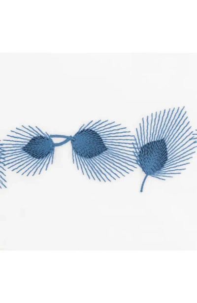 Matouk Feather Set Of 2 Embroidered 1,000 Thread Count Pillowcases