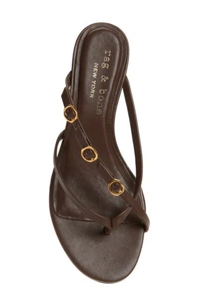 Rag & Bone Sammie Buckle Kitten Heel Slide Sandal