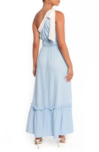 Petal And Pup Petal & Pup Gilda One-shoulder Maxi Dress In Multi