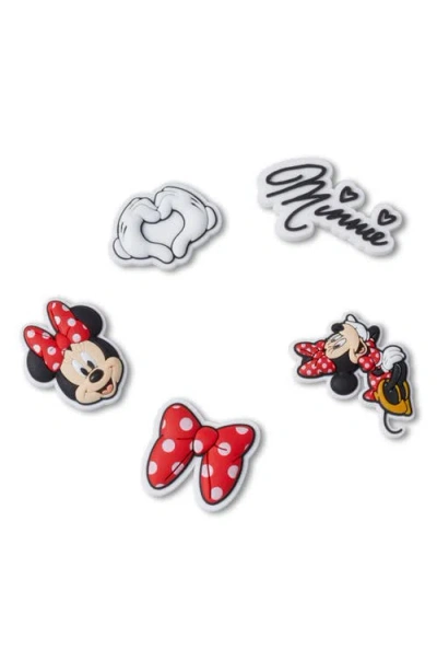 Crocs Assorted 5-pack Minnie Mouse Jibbitz™ Shoe Charms In Multi
