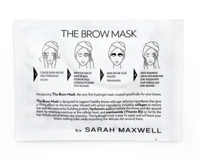 Sarah Maxwell Beauty The Brow Mask Hydrogel Mask