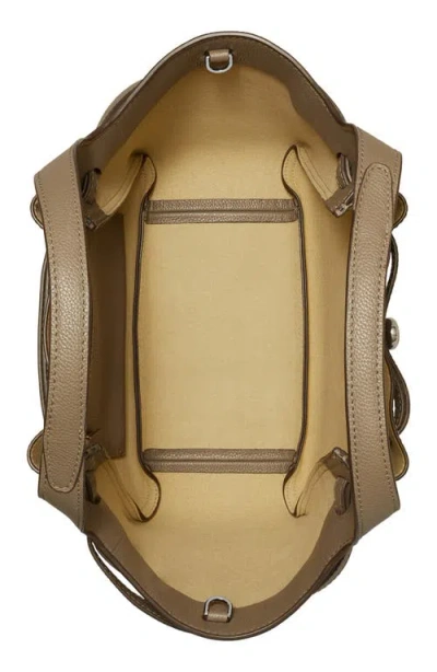 Tory Burch Romy Pebbled Leather Bucket Bag