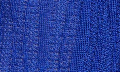 Ming Wang Tailored Fit Textured Wave Knit Jacket