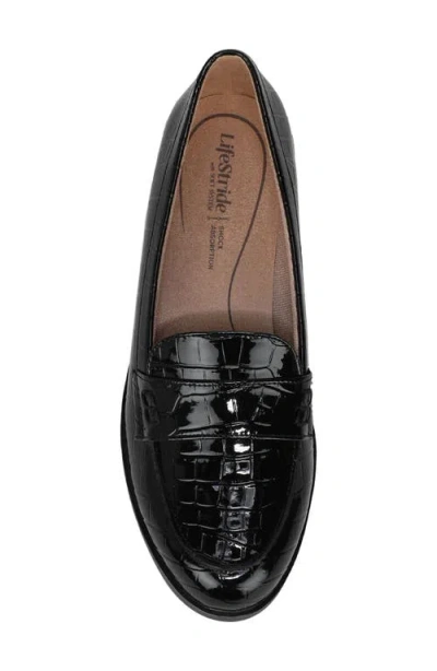 Lifestride Women's Zee Slip On Penny Loafers In Black