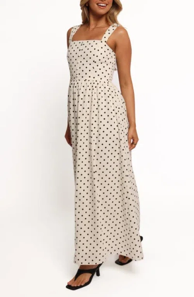 Petal And Pup Petal & Pup Jenni Polka Dot Maxi Dress In Multi