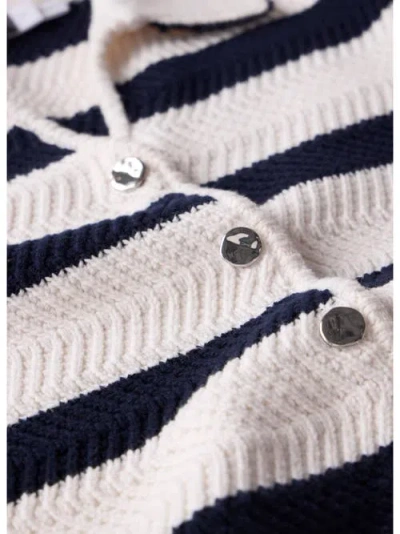 Mint Velvet Stripe Collar Knit Tee