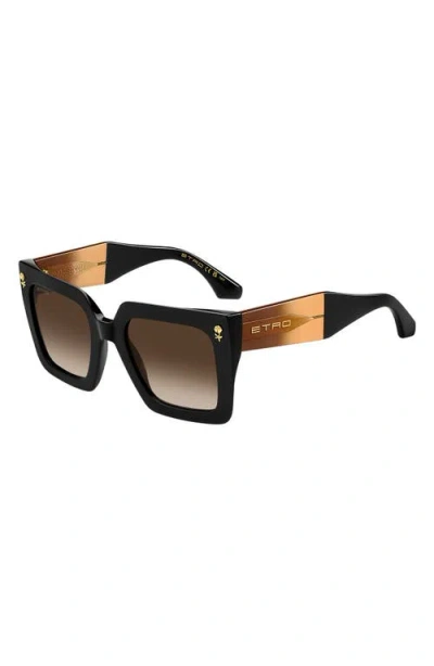 Etro Square-frame Sunglasses In Black