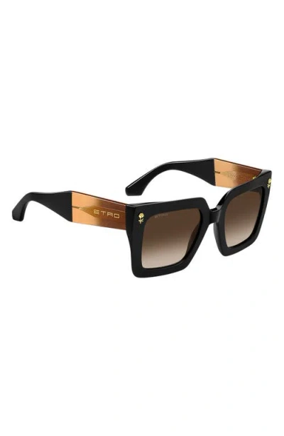 Etro Square-frame Sunglasses In Black