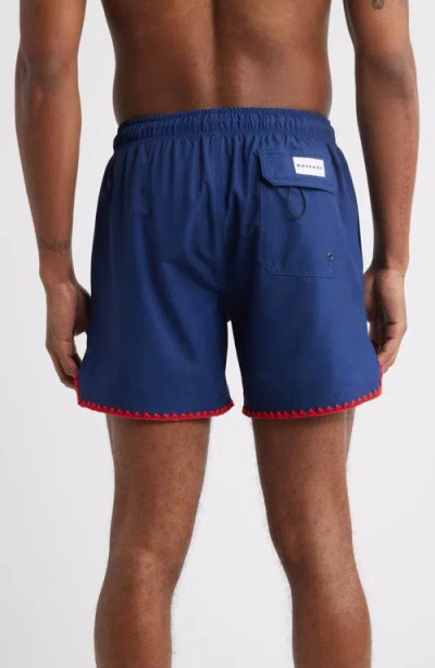 Mavrans Stitch Waterproof Swim Trunks