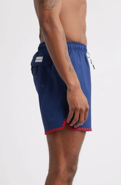 Mavrans Stitch Waterproof Swim Trunks
