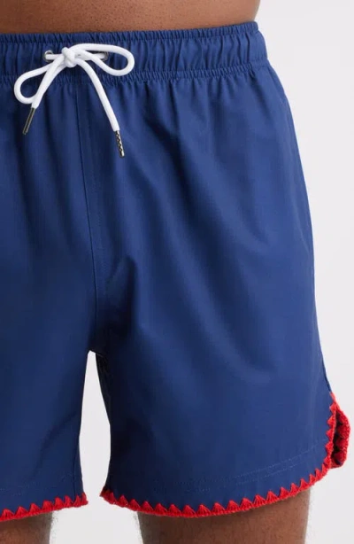 Mavrans Stitch Waterproof Swim Trunks