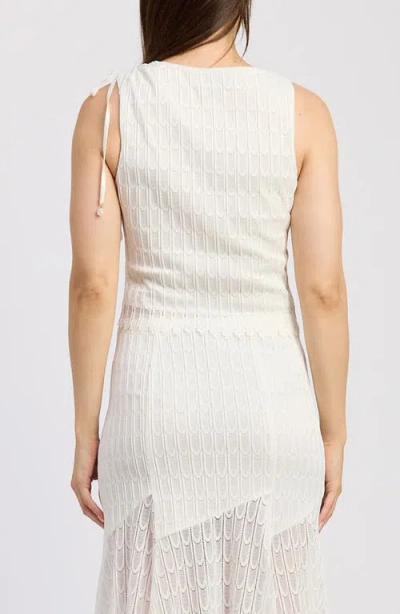 En Saison Denver Lace Tank In White