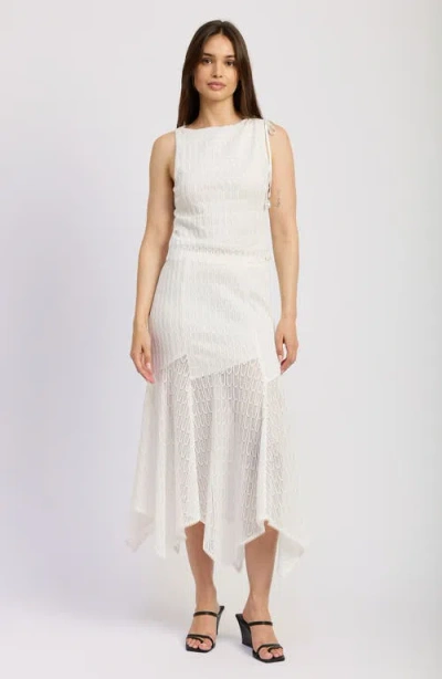 En Saison Denver Lace Tank In White