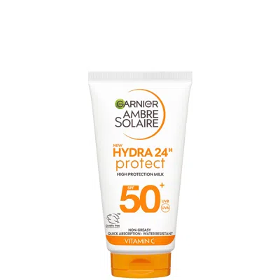 Garnier Ambre Solaire Spf 50+ Hydra 24 Hour Protect Hydrating Sun Cream Lotion With Vitamin C, 50ml