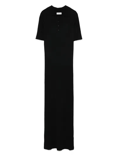 Le Kasha Dress With Short Sleeves Clothing In Black