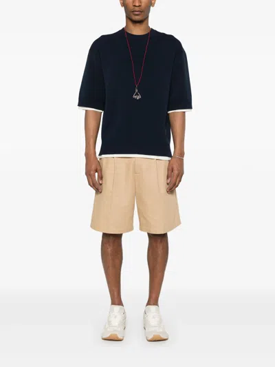 Lanvin Contrasting-trim T-shirt