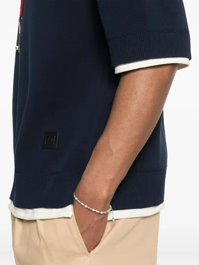 Lanvin Contrasting-trim T-shirt