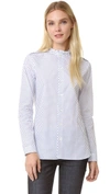 MARIE MAROT Diana Frilly Collar Shirt