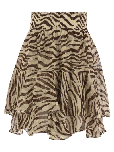 Mc2 Saint Barth Eivissa - Miniskirt With Ruffles