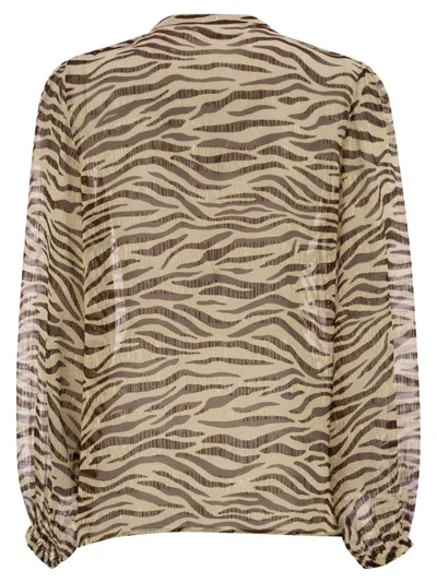 Mc2 Saint Barth Harper Blouse In Neutral