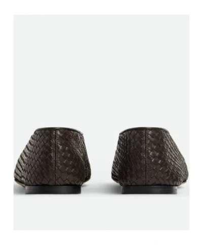 Bottega Veneta Micro Woven Nappa Leather Ballerina Flats In Pink