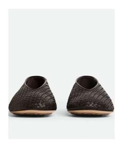 Bottega Veneta Micro Woven Nappa Leather Ballerina Flats In Pink