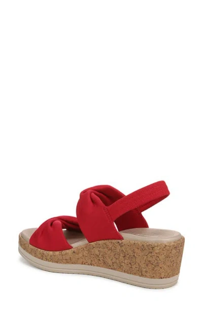 Bzees Women's Riley Washable Slingback Wedge Sandals