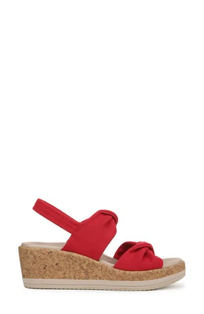 Bzees Women's Riley Washable Slingback Wedge Sandals