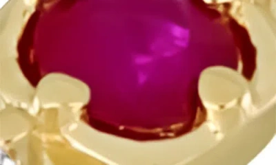 Bony Levy El Mar 18k Yellow Gold Ruby & Diamond Stackable Ring