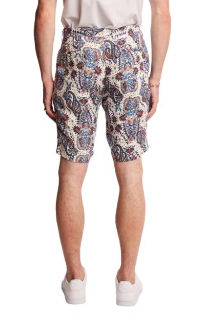 Paisley & Gray Men's Felix Slim Fit Paisley 8-1/2" Shorts In Multi