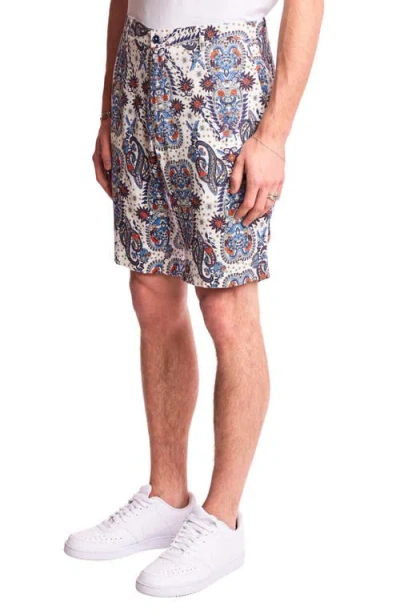 Paisley & Gray Men's Felix Slim Fit Paisley 8-1/2" Shorts In Multi