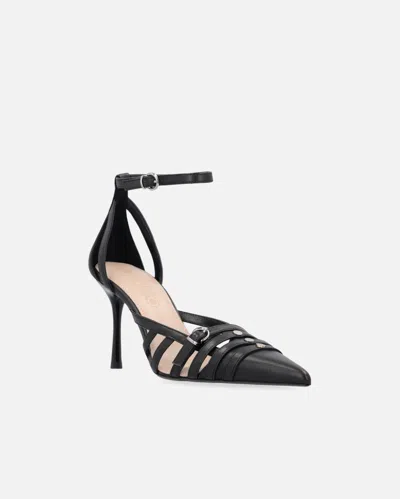 Pinko Pointed-toe Pumps With Heel And Strap In Black