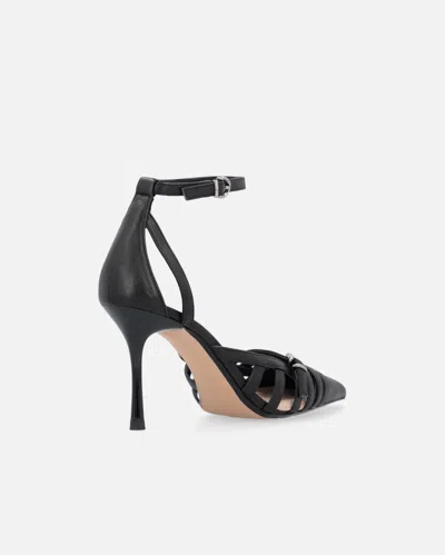 Pinko Pointed-toe Pumps With Heel And Strap In Black