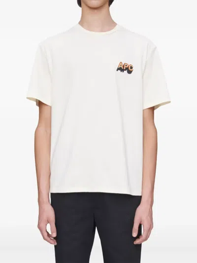 Apc T Shirts Neutral In White