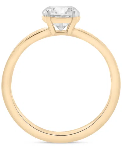 Macy's Gsi Certified Diamond Solitaire Engagement Ring (1 Ct. T.w.) In 14k White Or Yellow Gold